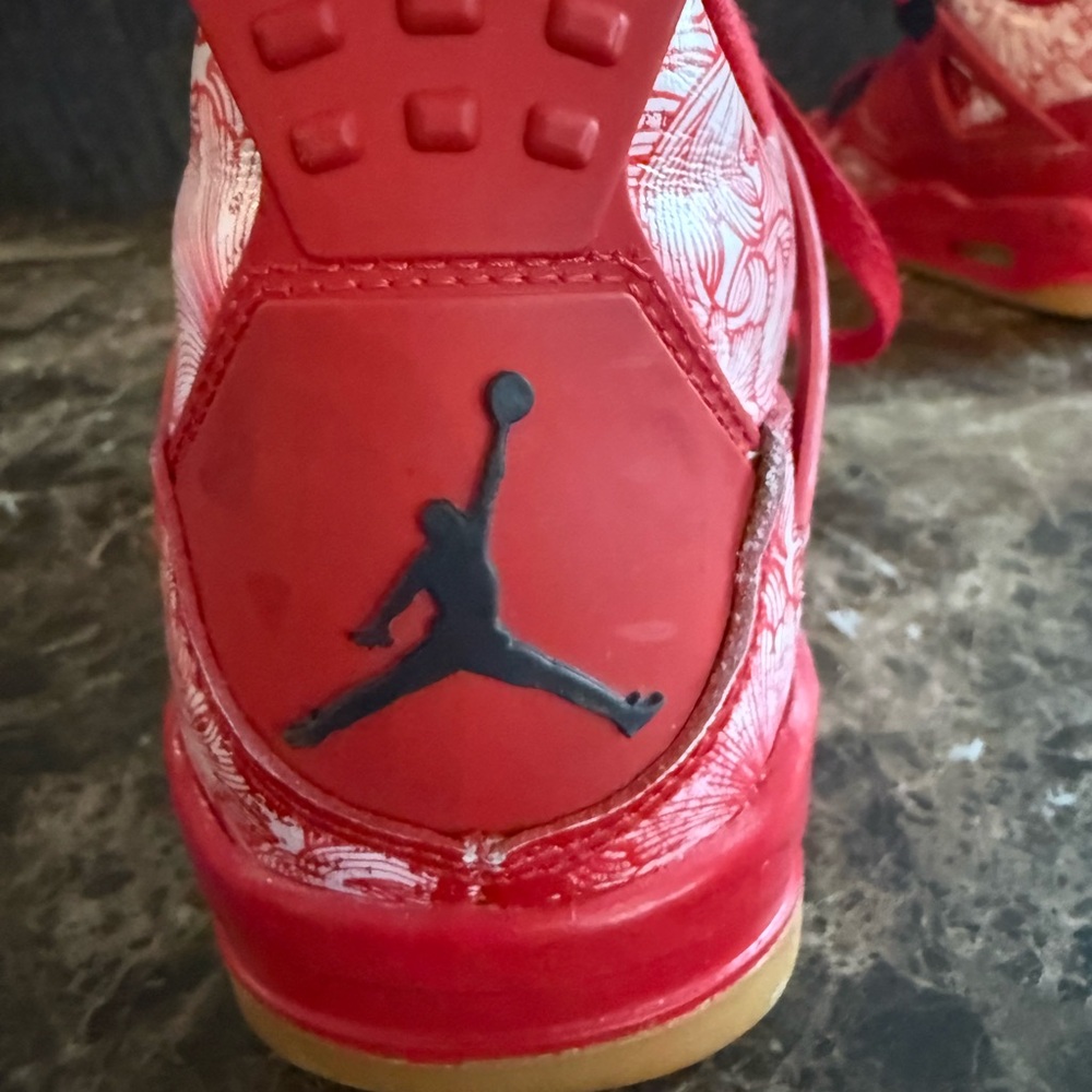 Nike. Wmns Air Jordan 4 Retro NRG 'Singles Day'’. Size 5.5. - Picture 13 of 16